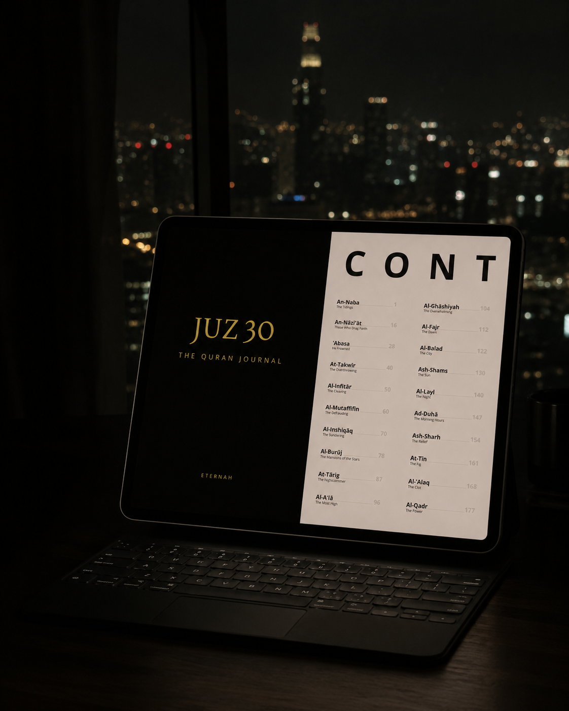 Juz 30 Quran Journal (Digital) - Guided Islamic Study Journal with Tafsir